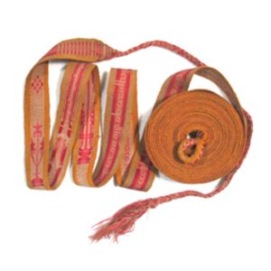 Burmese Woven Manuscript Ribbon