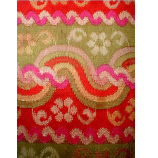 Burmese Tapestry Woven Skirt