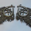 Traditional coin silver earrings, Timor