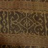 Flores cotton tube sarong with ikat patterning and natural dyes