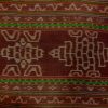 Flores cotton tube sarong with ikat patterning