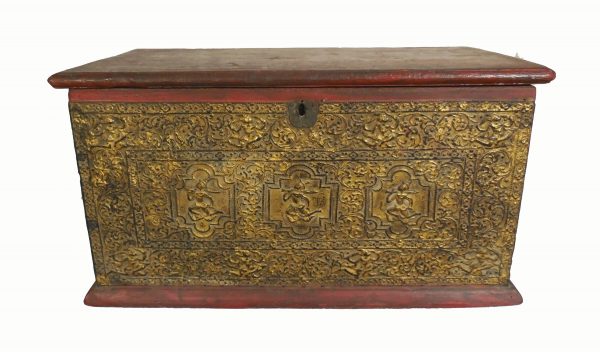 Old Burmese Chest w/ lacquer